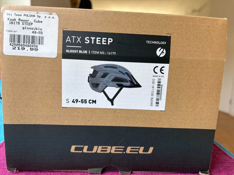 Kask rowerowy CUBE (S)