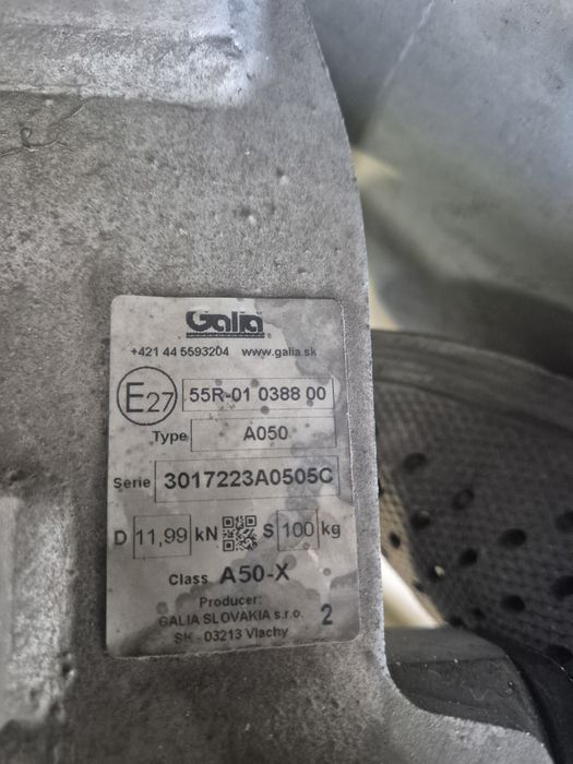 Hak + belka firma Galia komplet