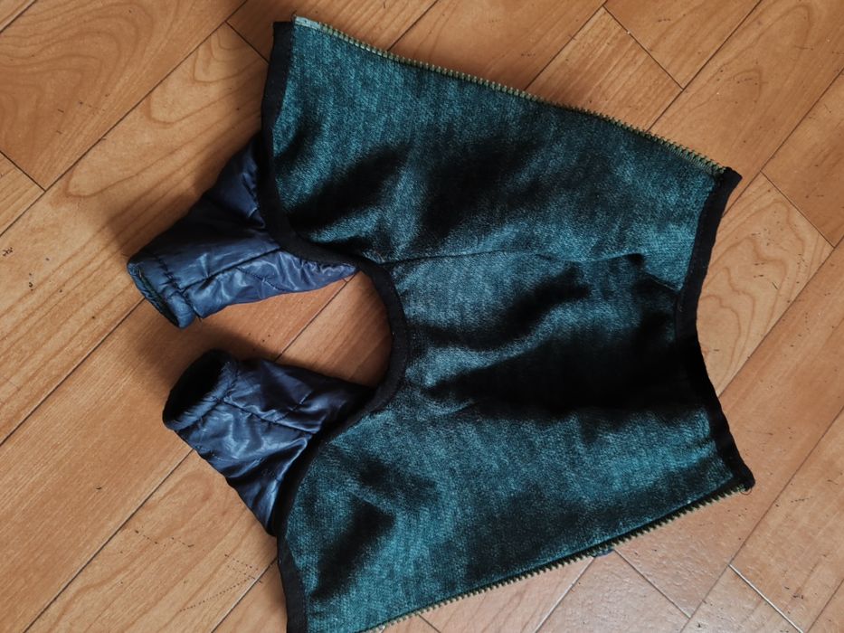 Комбінезон на синтепоні для маленького цуценя малих порід