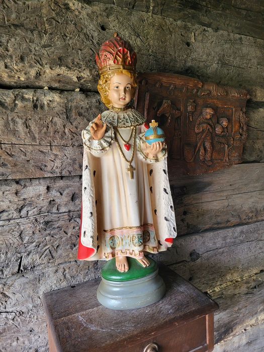 Duża figura 64 cm Praskie Dzieciątko Jezus