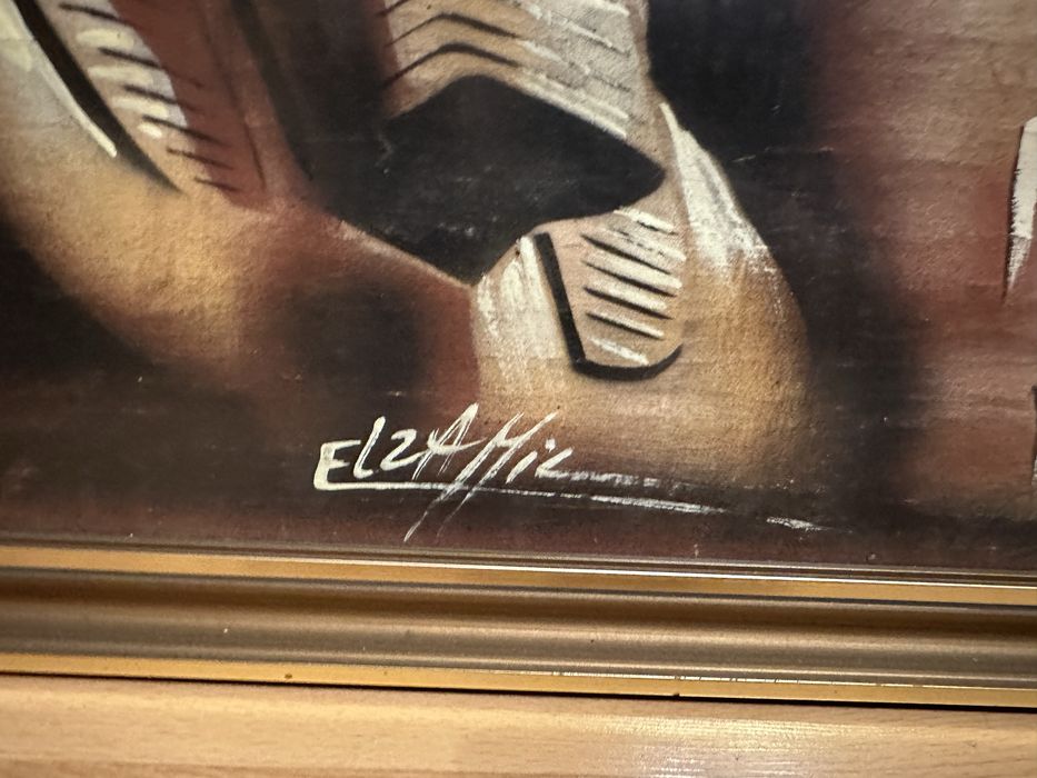 Dekoracyjny obraz w stylu egipskim