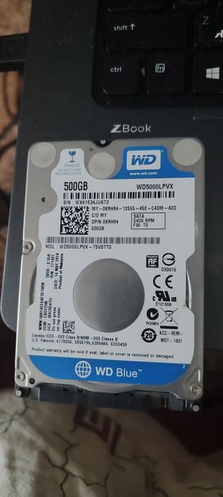 Жорсткий диск 500gb