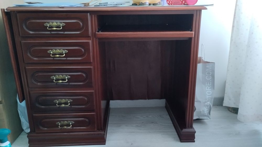 Secretária antiga madeira