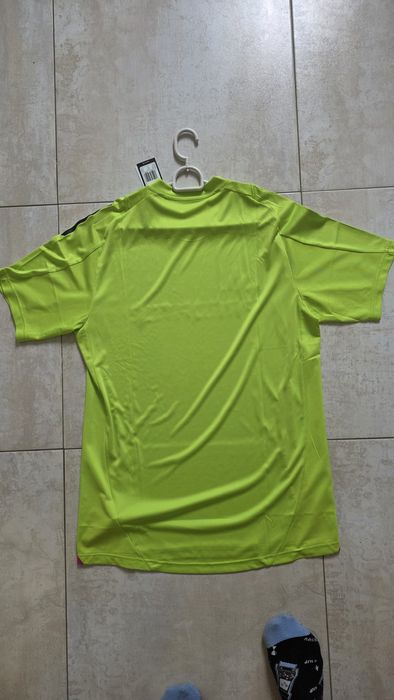 Koszulka techniczna męska Adidas  zielona roz.M