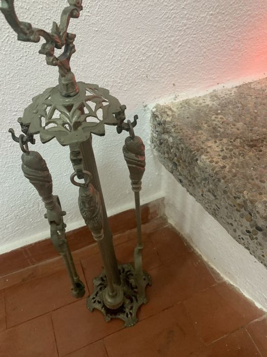 Proteção de lareira e acessórios