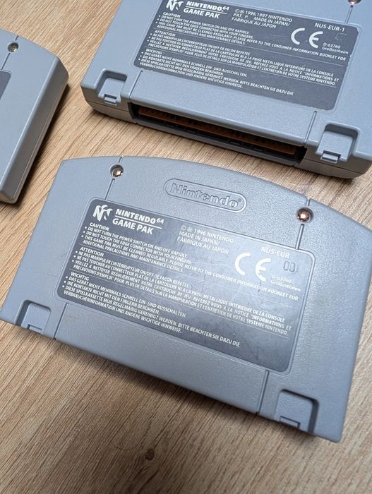 Lote de 3 jogos Nintendo N64