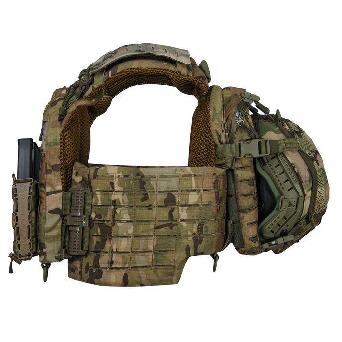 Плитоноска Warmor Gen.5 (Мультикам) + 3 жорстких підсумка під магазини