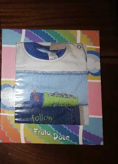 Calça de ganga e camisola 3M, NOVO, na caixa e com a etiqueta