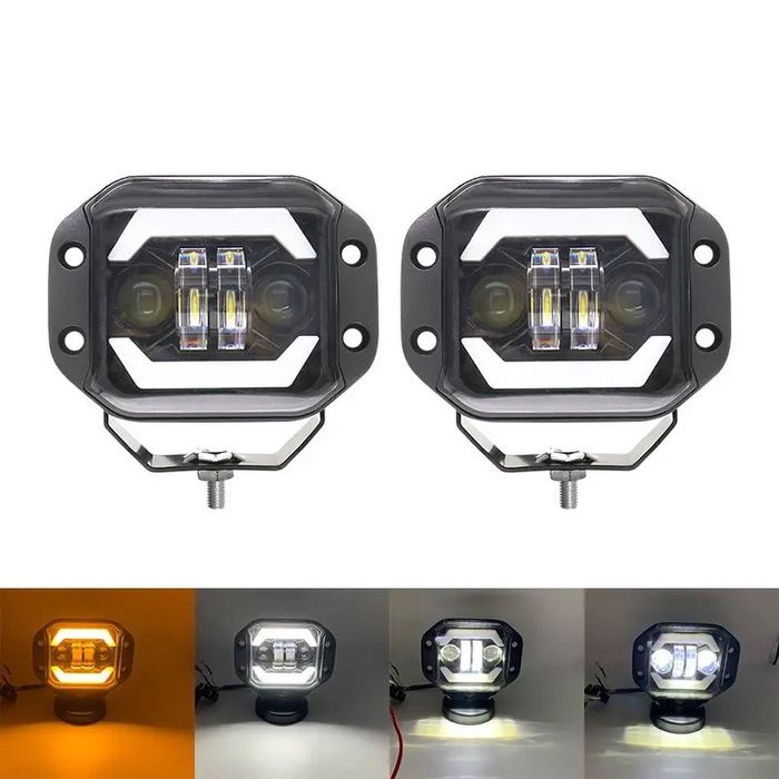 Led фары ближнего и дальнего света 40w 12-24v