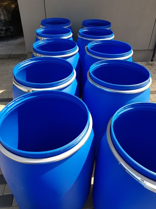 Beczka plastikowa 200 L HDPE z deklem