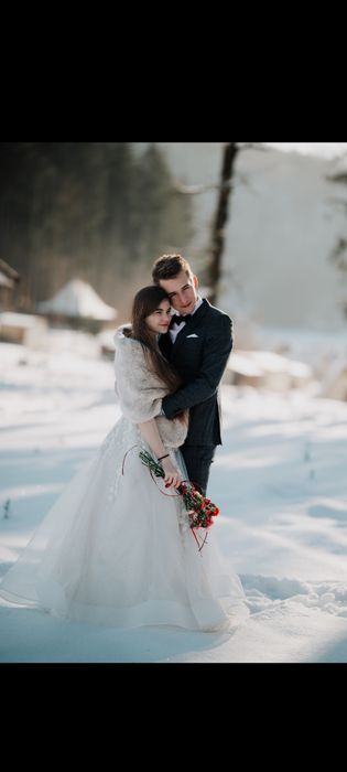 Suknia ślubna 36 38 koronka kwiaty ivory