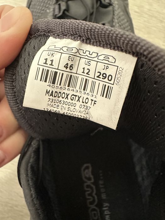 Lowa Maddox GTX LO TF Gray