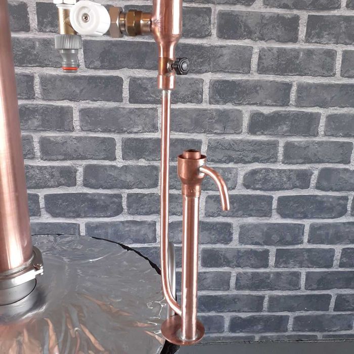 Destylator MIEDZIANY Na Prąd PotStill II [Owoce, zboża, bimber], fi 54