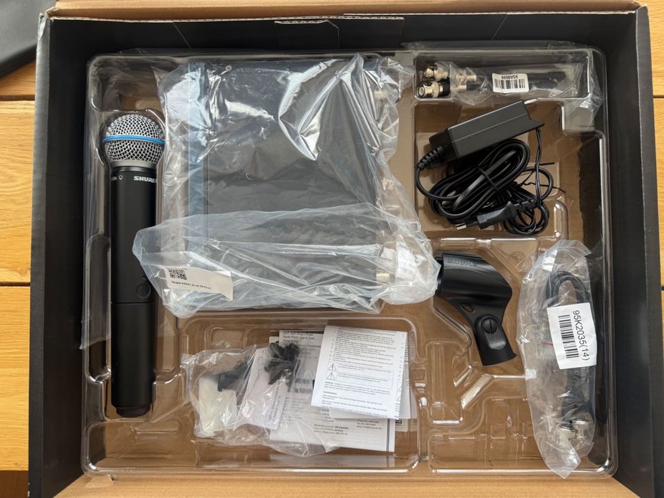 Shure BLX24RE/B58 system
bezprzewodowy