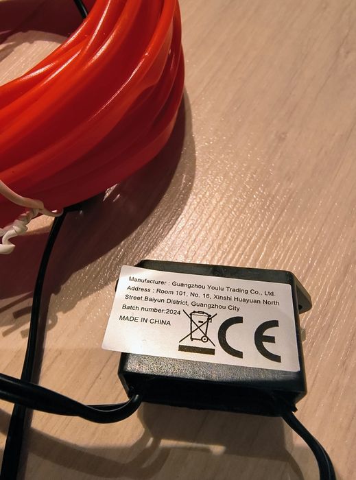 Oświetlenie Led deski rozdzielczej kolor czerwony