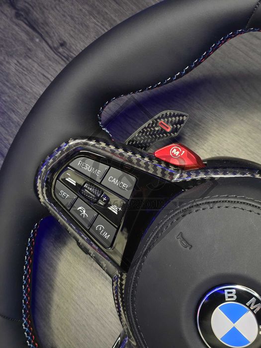 Volante M Perfomance Carbono Real BMW - Com Airbag