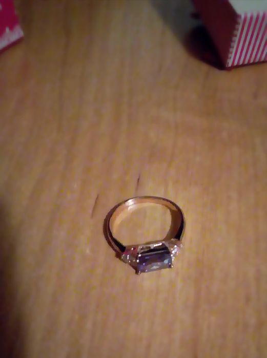 Сережки та перстень з аметистом (набір)