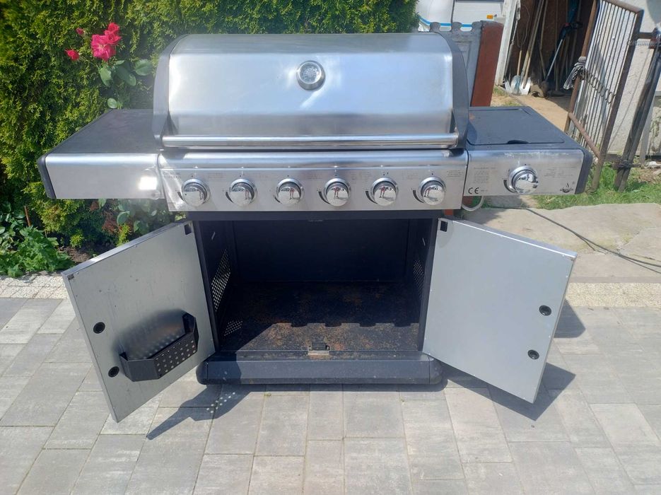 Grill gazowy ruszt żeliwny