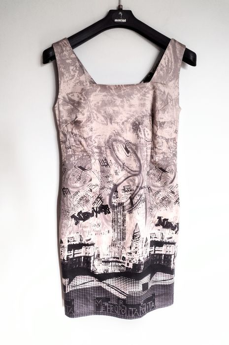 Sukienka z nadrukiem 40 jak obraz