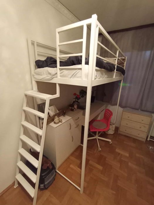 Łóżko piętrowe antresola pod materac 80/180