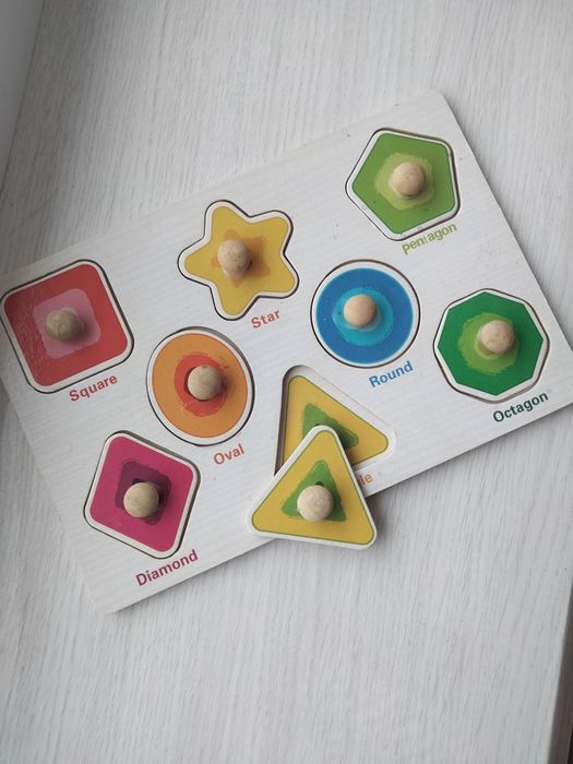 Дерев'яні розвиваючі дошки вкладиші, сортер, розвиваюча іграшка