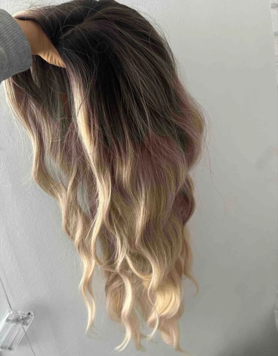 Peruka ombre bardzi naturalna