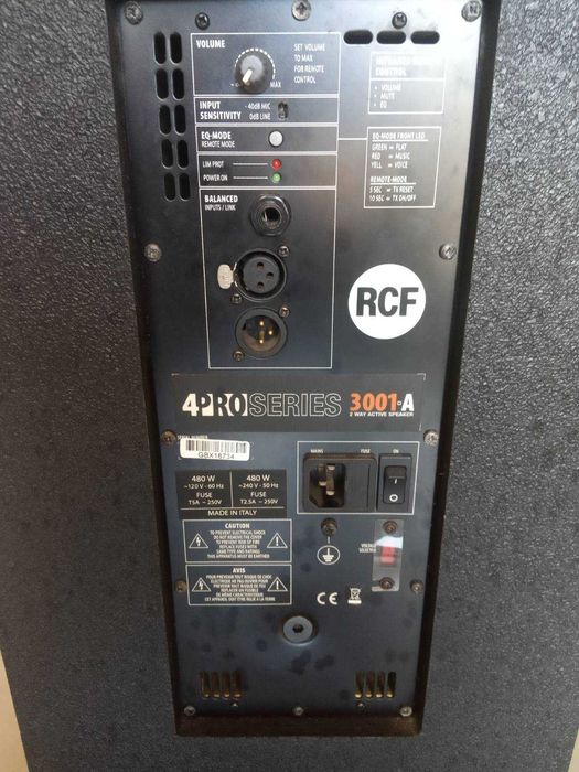 Активні колонки різних моделей-RCF-FBT-ZECK-QSC-JBL-Dynacord