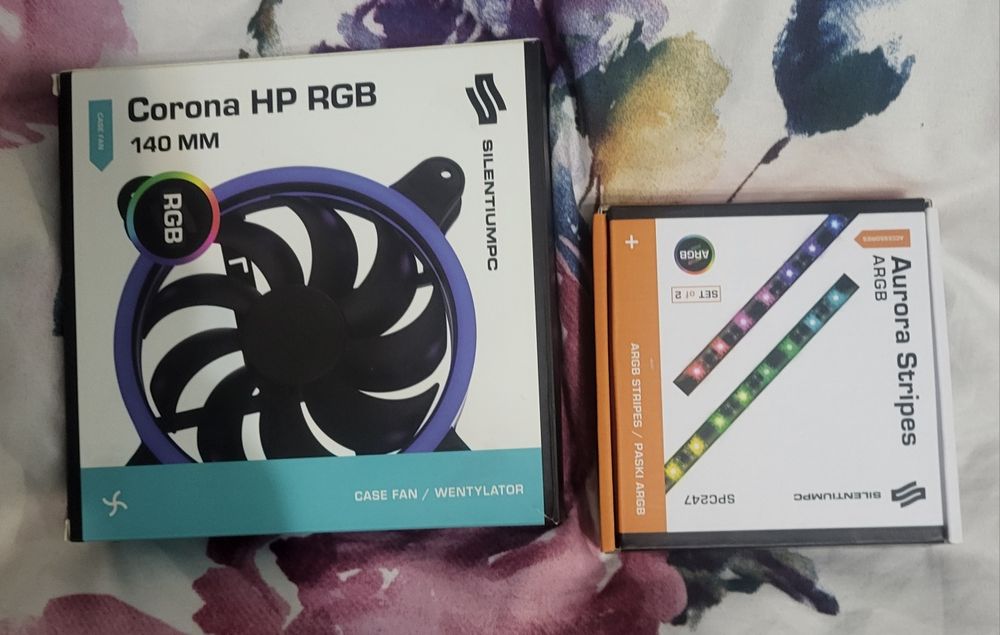 Wętylator salentiumpc RGB 140mm i paski led