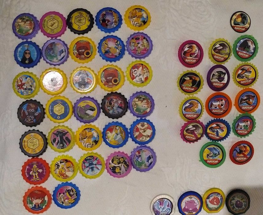Tazos Pokémon/Shin Chan/Yu-Gi-Oh!/Bollycao/Carros Hot Wheels/Etc