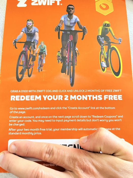 Zwift 2 Meses grátis - Jogo