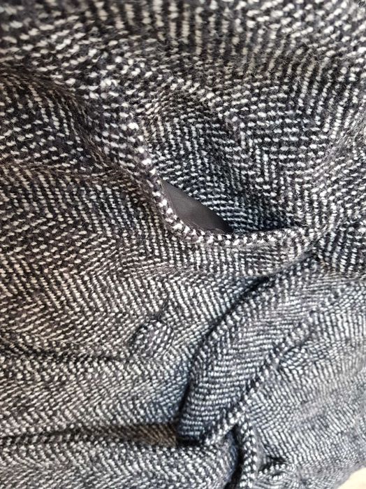 H&M tweedowa kurtka ramoneska w jodełkę r.46 – stan bardzo dobry