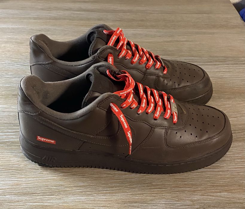 お*郎様 NIKE Air Force 1 オーストリッチ　supreme NIKE AIR FORCE 1 SUPREME OSTRICH スニーカー - メルカリ