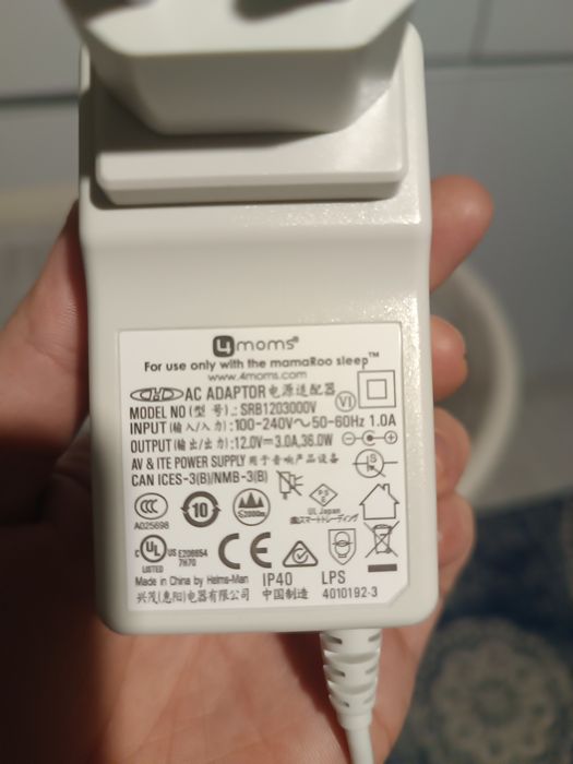 Розумна колиска ліжечко 4Moms MamaRoo Sleep Bassinet заколисуючий цент