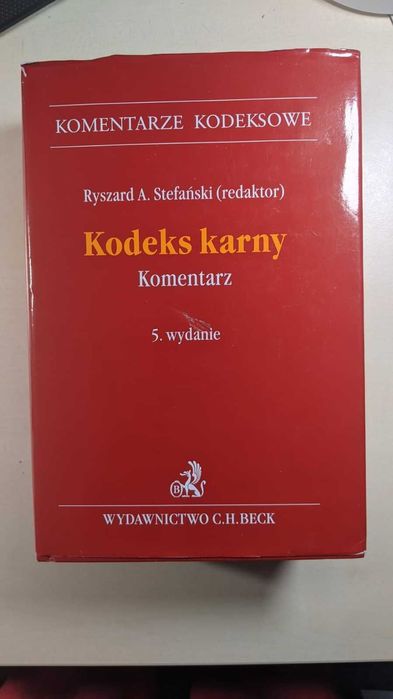 Kodeks karny - komentarz Beck 2020 r.