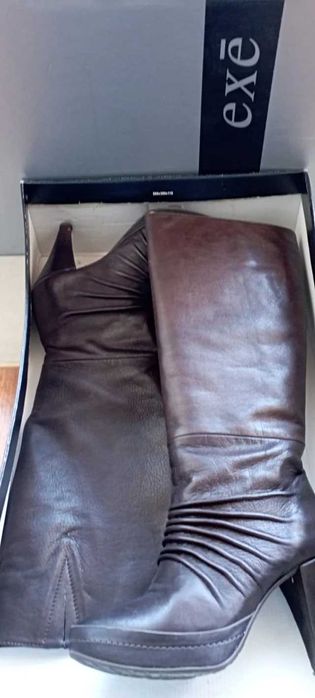 Botas Exē 35, Castanho Escuro