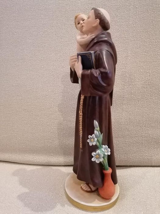 Escultura em Biscuit - Santo Antonio Trajes Regionais, Vista Alegre