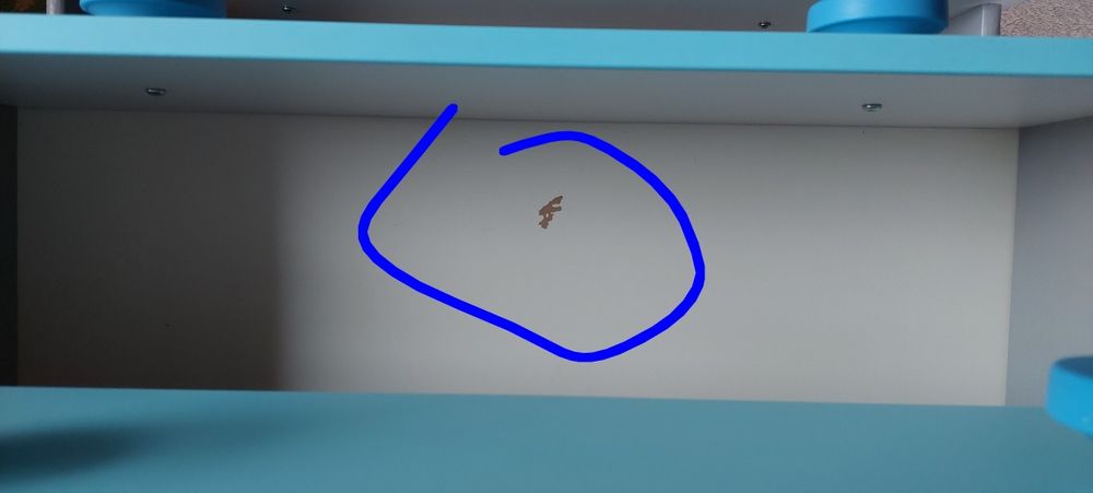 Komoda Ikea Mamut niebieska dziecięca