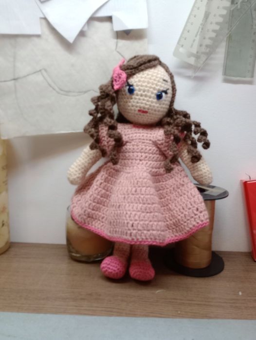 Boneca Kelly em Amigurumi