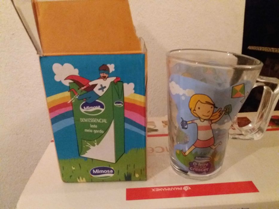 copo de vidro para criança - novo - oferta mimosa