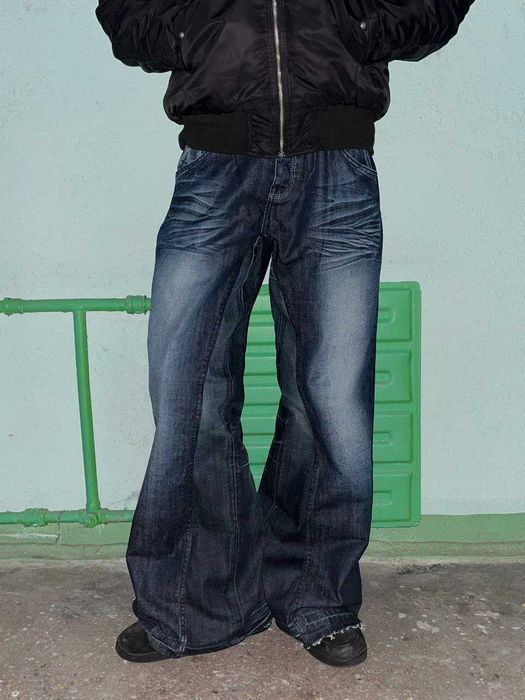 Flared jeans archive bootcut washed jeans клеш flared pants opium