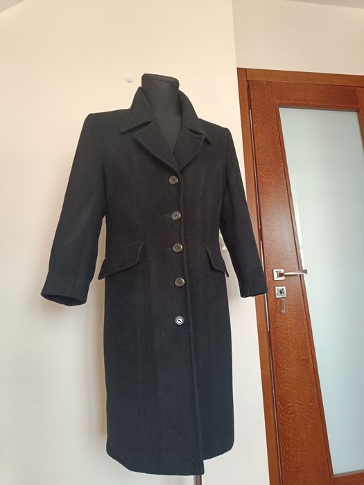 Elegancki płaszcz damski welna kaszmir
