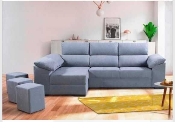 Sofá 2L + Chaise Long Camaro Special (270x150cm) - Direto do fabricante de Paços de Ferreira