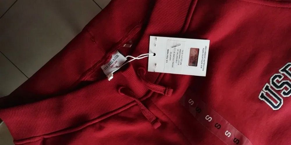 Spodnie bawełniane USPA Polo Ralph Lauren r. M/L