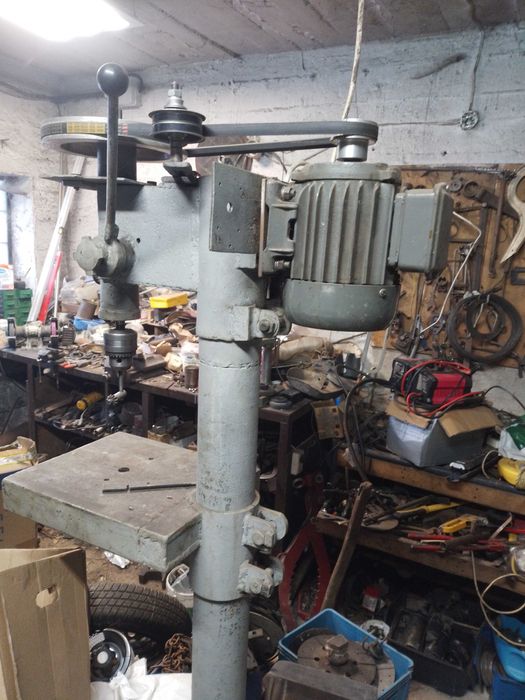 Wiertarka kolumnowa 190 cm, WS -15 mk2 stożek  stołowa 1,1 kw 400v