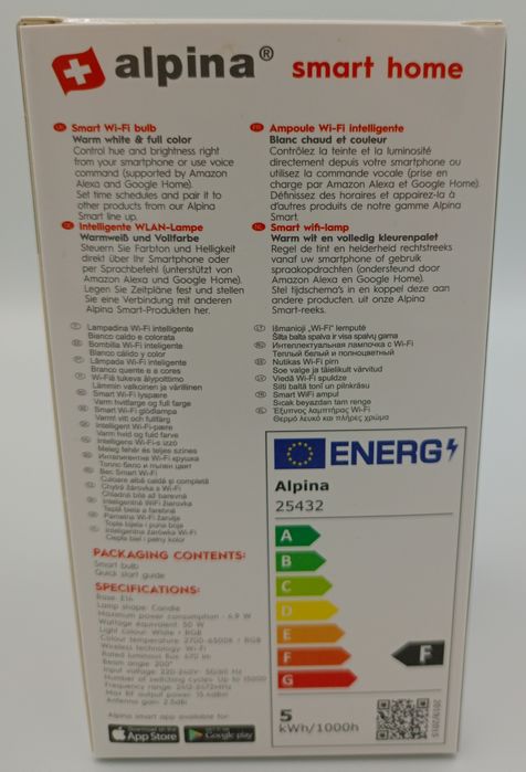Żarówka (Smart wi-fi blub) alpina
