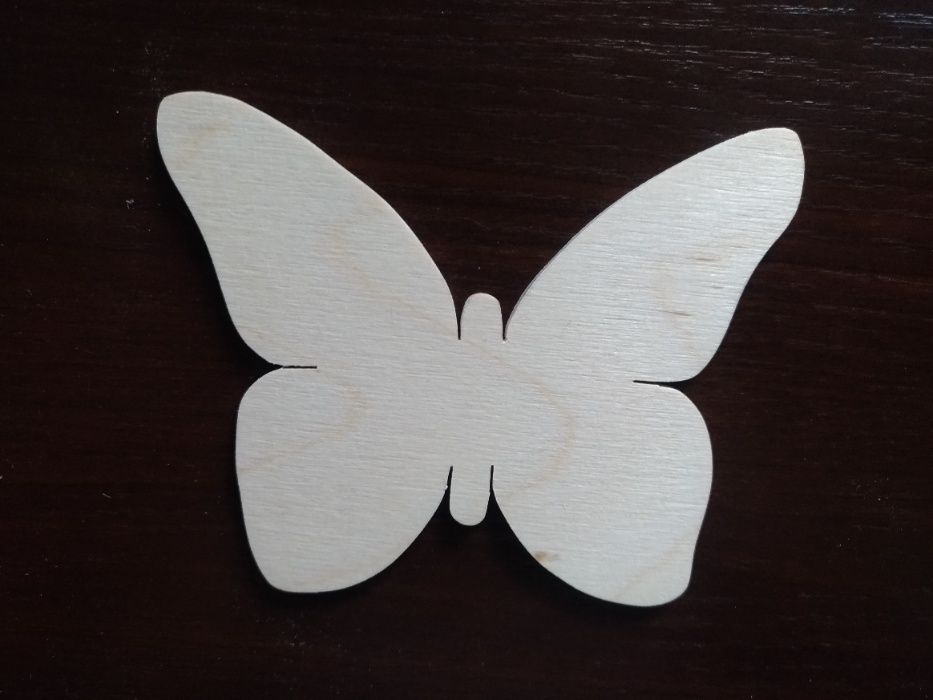 Wycinanka ze sklejki - motyl 3szt.