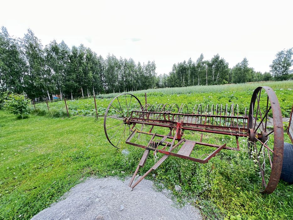 Кінна гребалка (з дишлом для траткора)