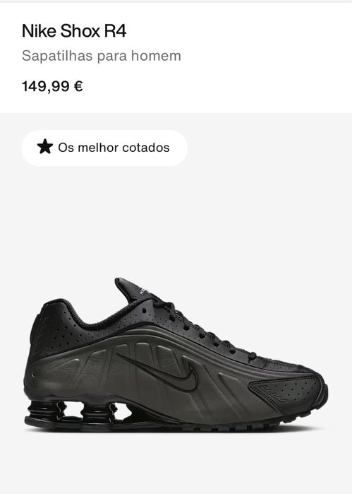 Tenis nike shox R4