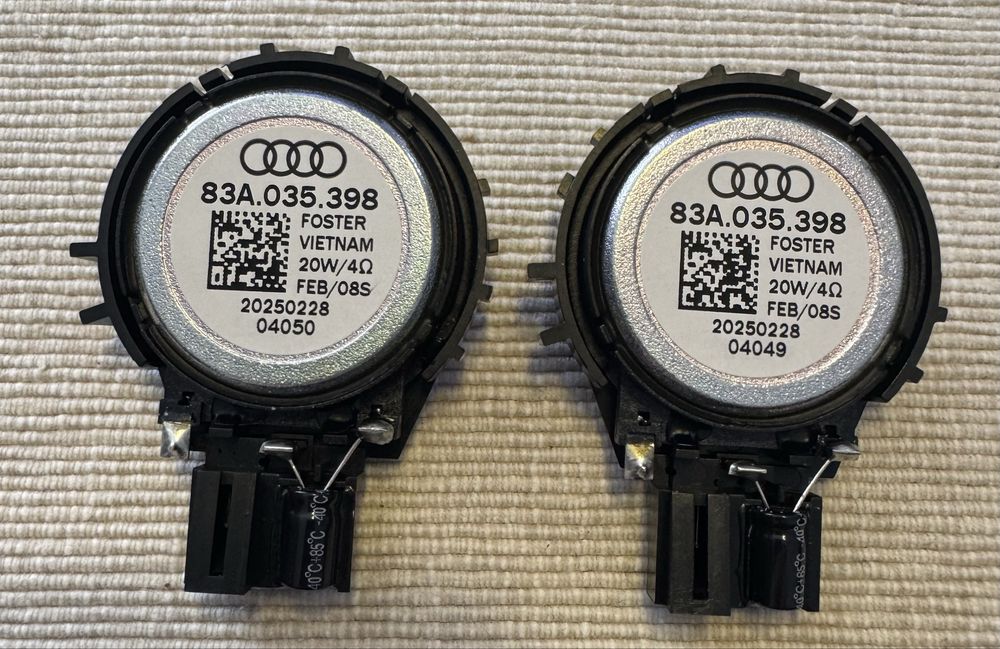 Zestaw głośników Audi Q3 Sound System z subwooferem