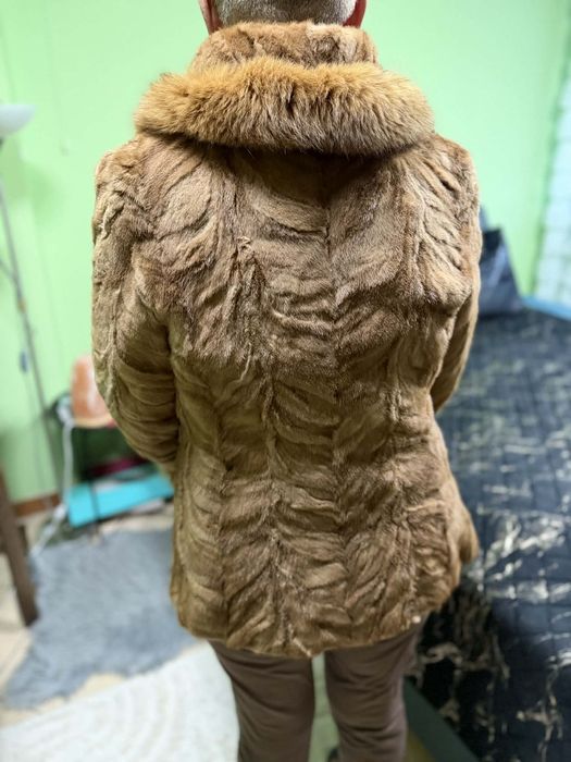 Kurtka z norek, lis, stan idealny